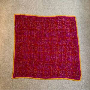 Albert Nipon 100% silk scarf.